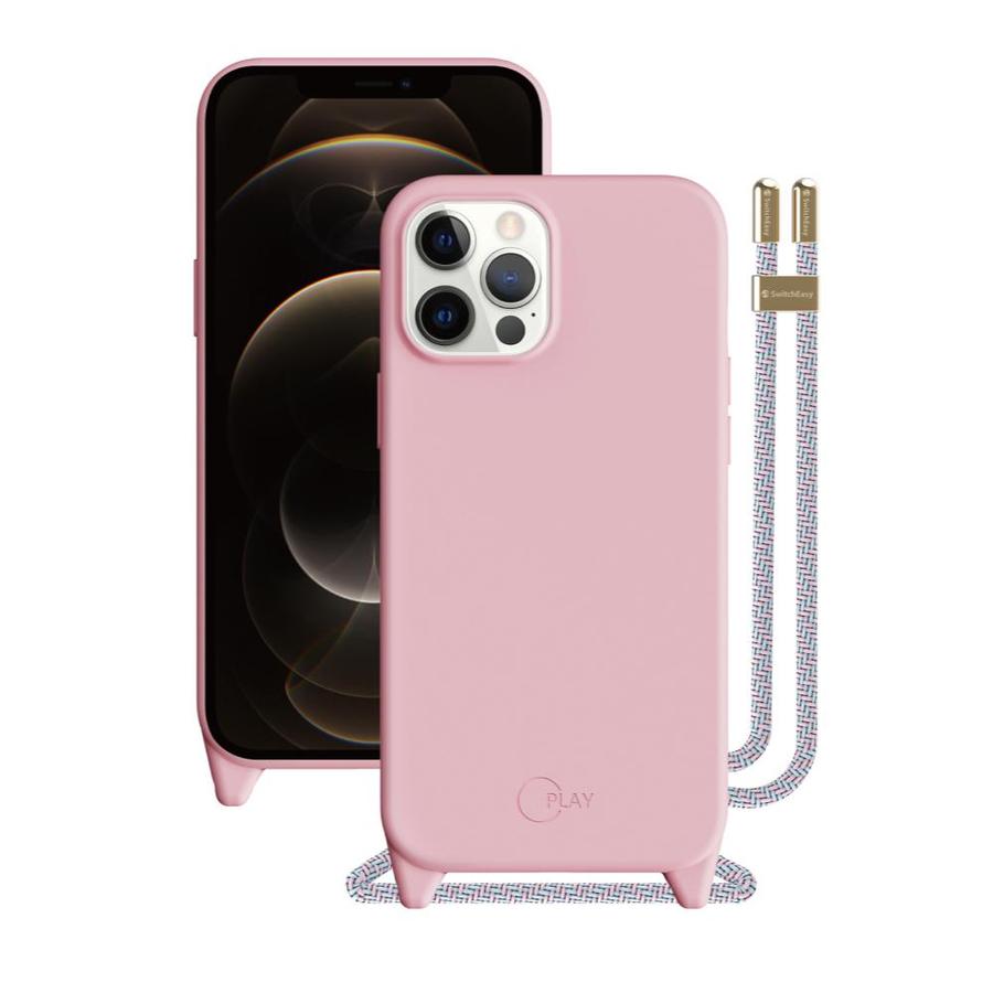 

Чехол SwitchEasy Play для смартфона Apple iPhone 12 Pro Max, жидкая силиконовая резина, розовый (GS-103-123-115-41)