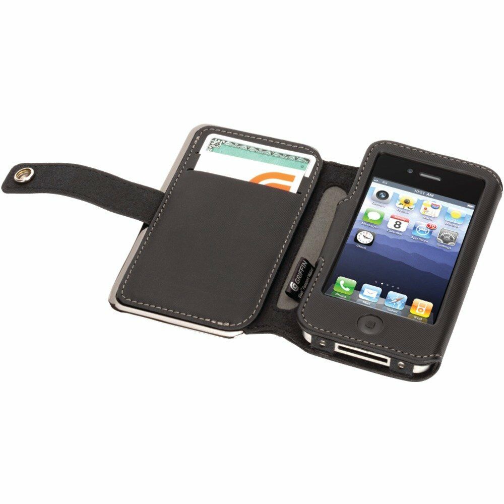 Чехол Griffin Passport Wallet для смартфона Apple iPhone 4/4S, черный (GB03160)
