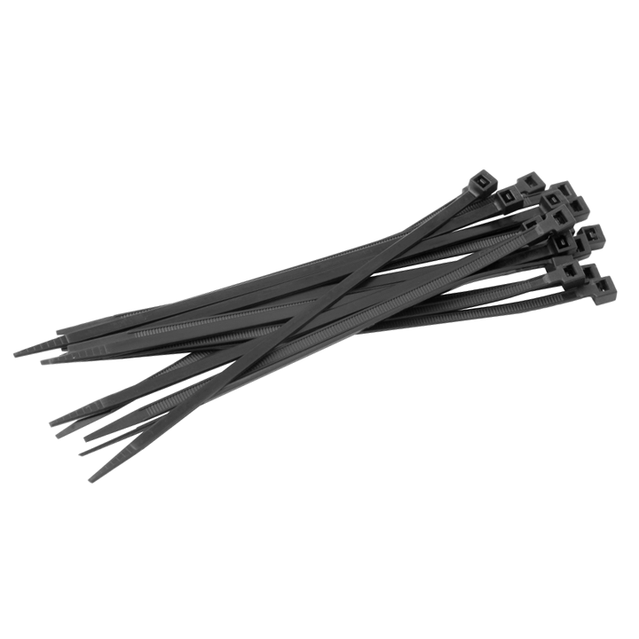 

Стяжка EKF plc-cb-7.2x150, 7.2мм x 150мм, 100шт., черный, plc-cb-7.2x150