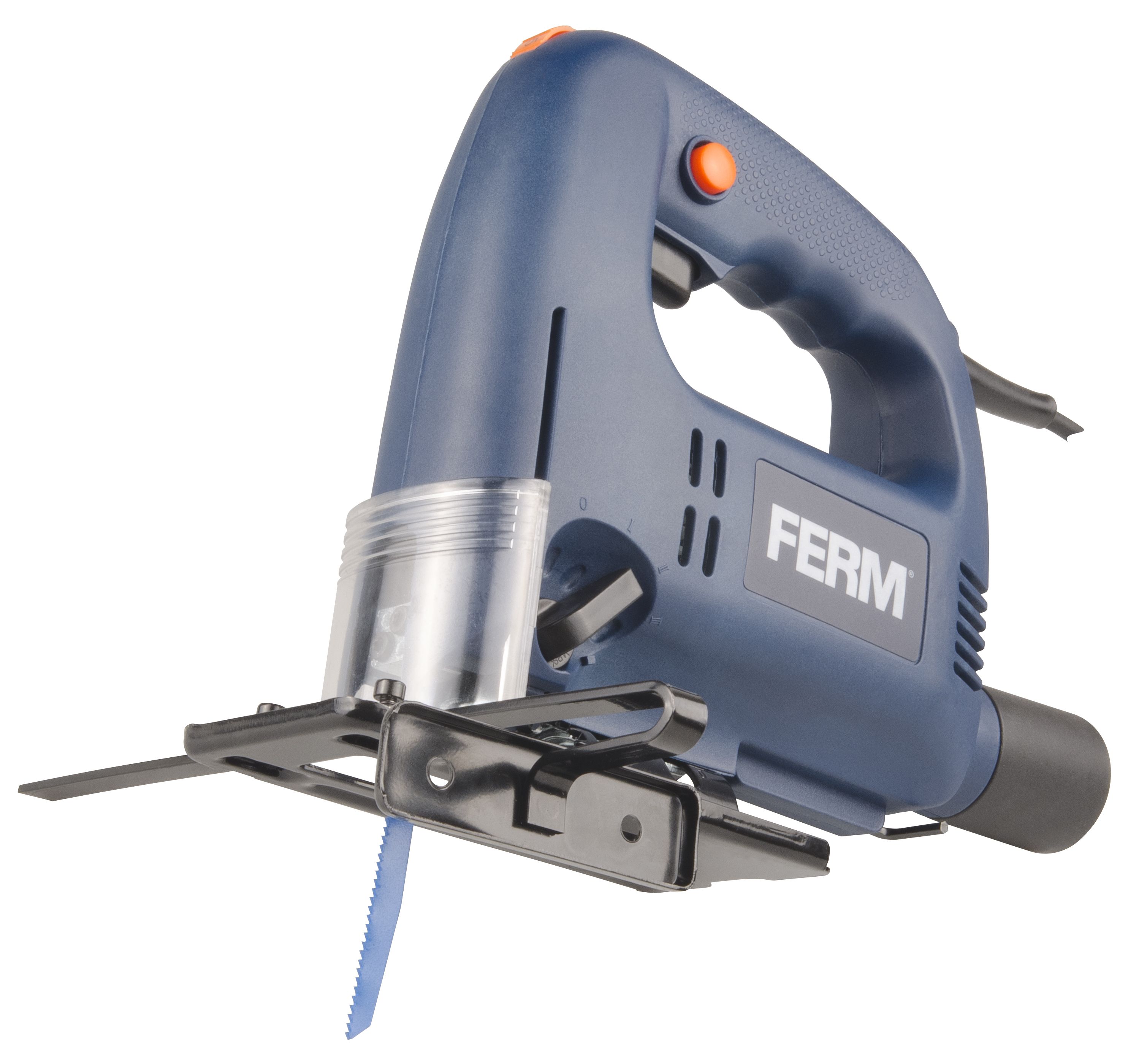 

Электролобзик Ferm JSM1023, 570Вт, маятниковый ход, регулировка частоты хода, JSM1023