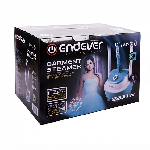 

Отпариватель напольный Endever Odyssey Q-6 2200Вт, белый/бирюзовый (0), Q-6