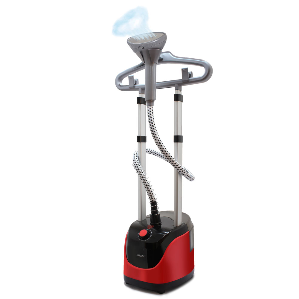Отпариватель напольный GINZZU HG-202 red 2.2 кВт, красный