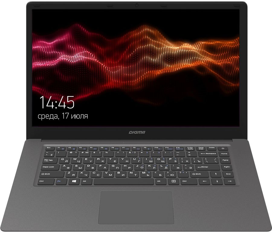 

Ноутбук Digma EVE 15 C413 15.6" 1920x1080, Intel Celeron N3350 1.1GHz, 4Gb RAM, 64Gb eMMC, WiFi, BT, Cam, W10, темно-серый (ES5059EW), C413