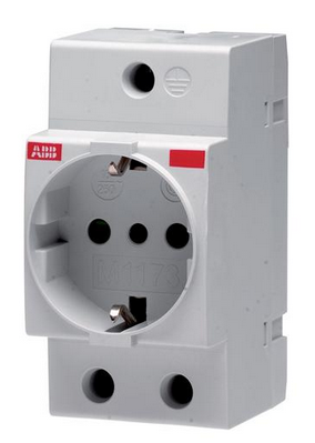 

Розетка щитовая ABB 2CSM110000R0701, 2Р+N 16A M1173, серый (2CSM110000R0701), 2CSM110000R0701