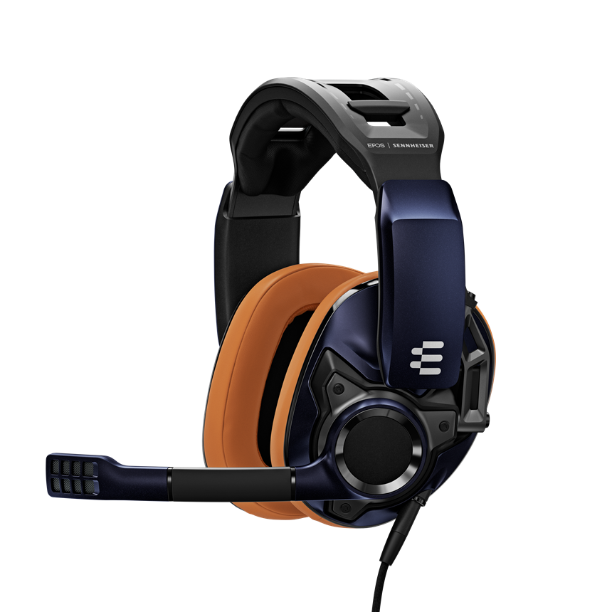 

Гарнитура Epos/Sennheiser GSP 602, 2xJack 3.5mm, черный/синий (1000414), GSP 602