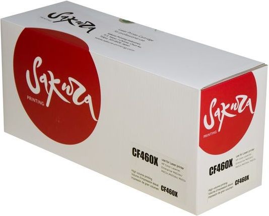 

Картридж лазерный Sakura SACF460X (№656X/CF460X), черный, 27000 страниц, совместимый для Color LaserJet Enterprise M652dn/ M652n / M653dn/ M653x без чипа