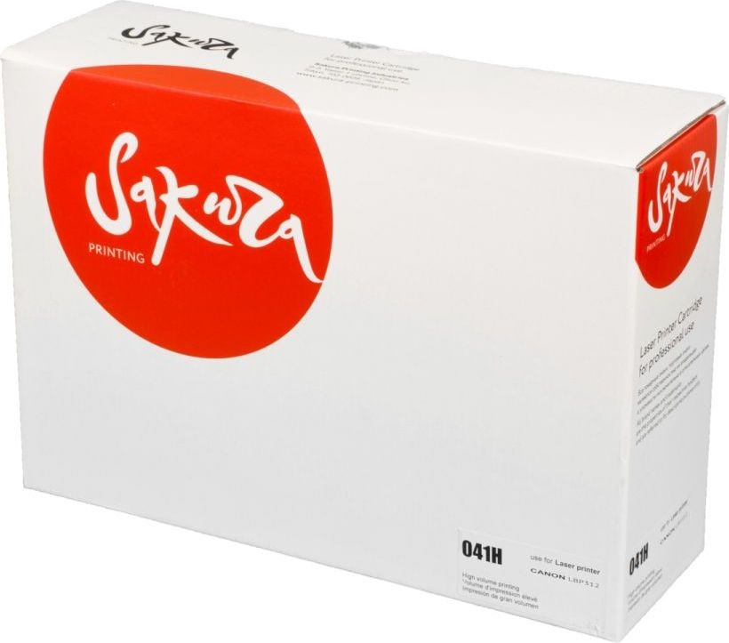 

Картридж лазерный Sakura SACRG041H (041H/0453C002), черный, 20000 страниц, совместимый для Canon LBP312x / i-SENSYS MF525x / MF522X без чипа