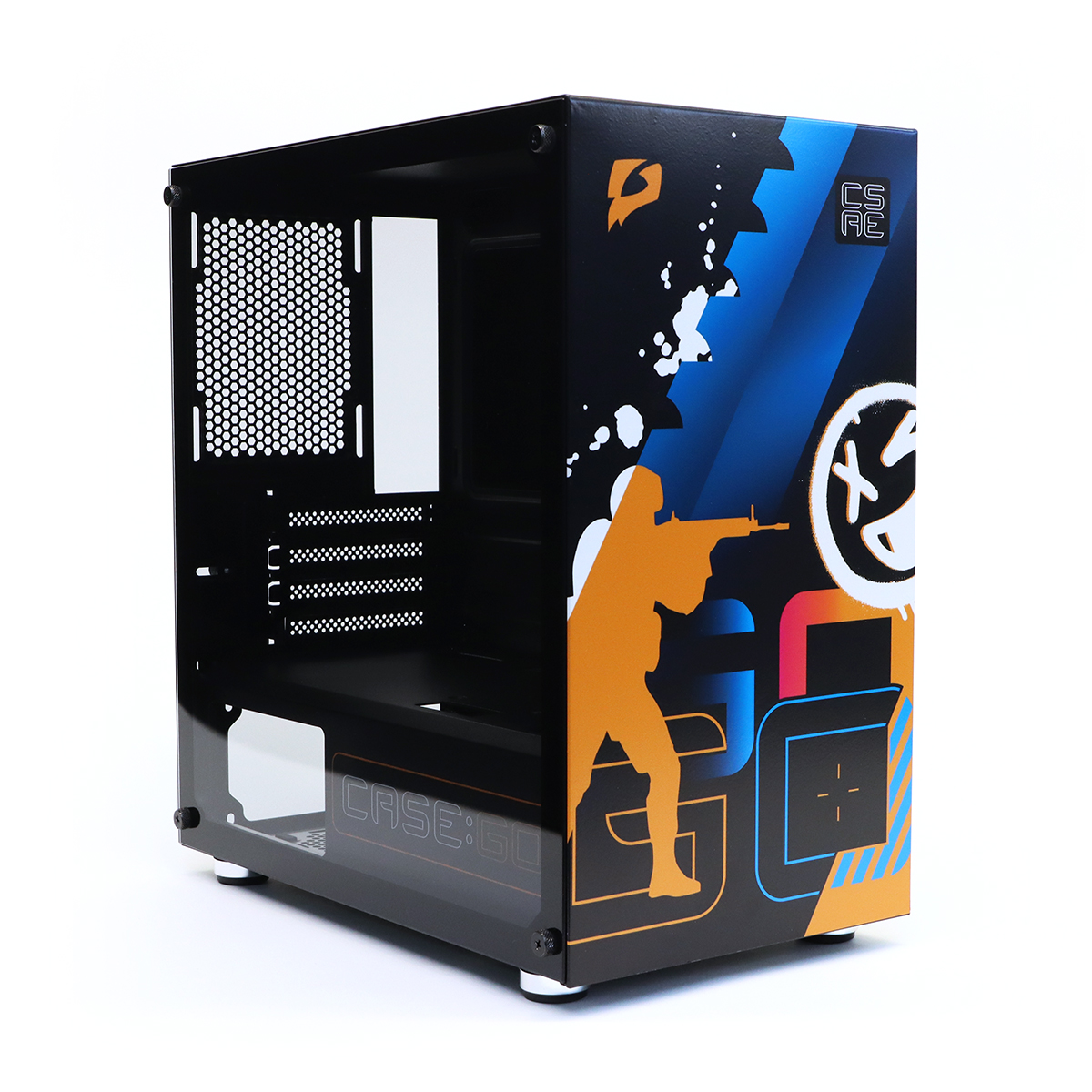 

Корпус e2e4 Case GO, mATX, Mini-Tower, USB 3.0, черный, без БП (OT-GCM-01-GO), Case GO