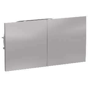

Розетка Schneider Electric ATLASDESIGN, скрытый монтаж, 2-х постовая, с з/к, со шторками, с крышкой, 16A, в сборе, IP20, алюминий (ATN000328)