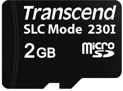 Карта памяти 2Gb microSD Transcend 230I Class 2 (TS2GUSD230I)