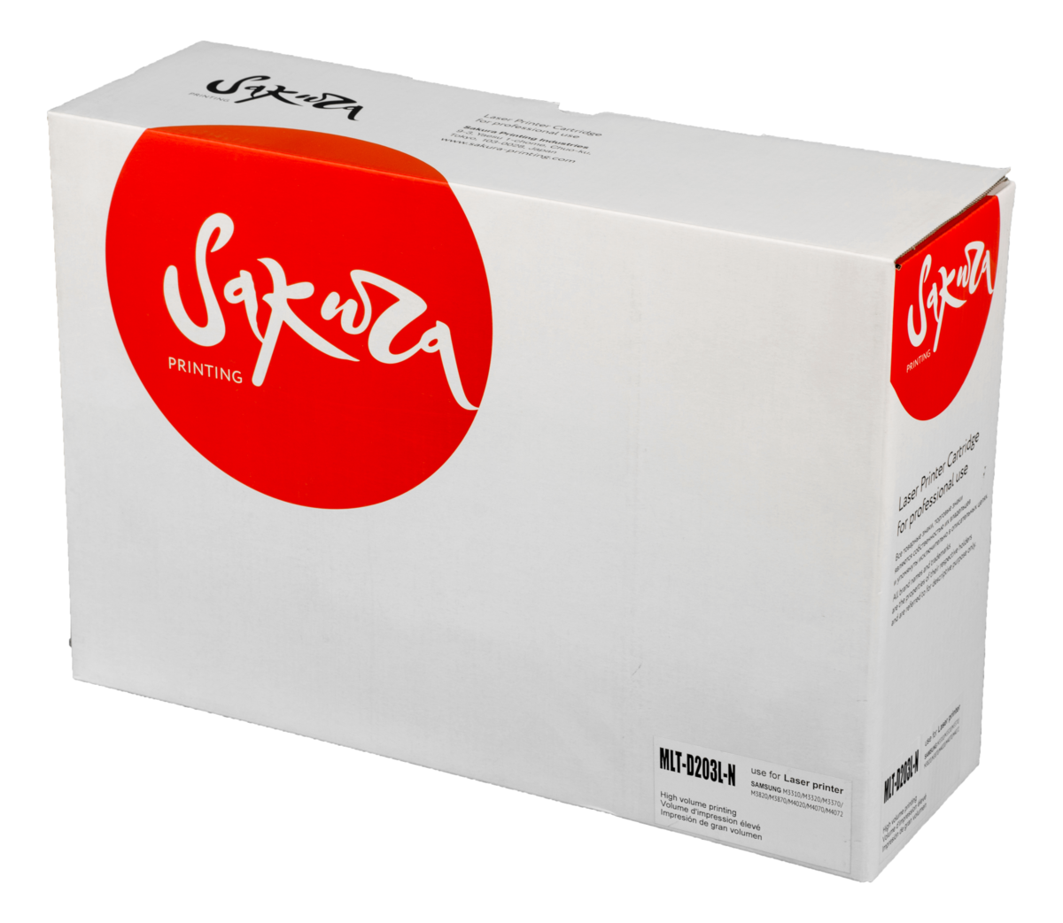 

Картридж лазерный SAKURA SAMLTD203L-N (MLT-D203L-N), черный, 5000 страниц, совместимый для Samsung ProXpress SL-M3320 / M3370/ M3820/ M3870/ M4020/ M4070 выпущенных после 01.12.2017
