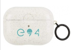 

Чехол Case-Mate Biodegradable ECO 94 Case для AirPods Pro с черным кольцом-карабином. 5 x 6.2 x 2.4 см (CM042778), Biodegradable ECO 94