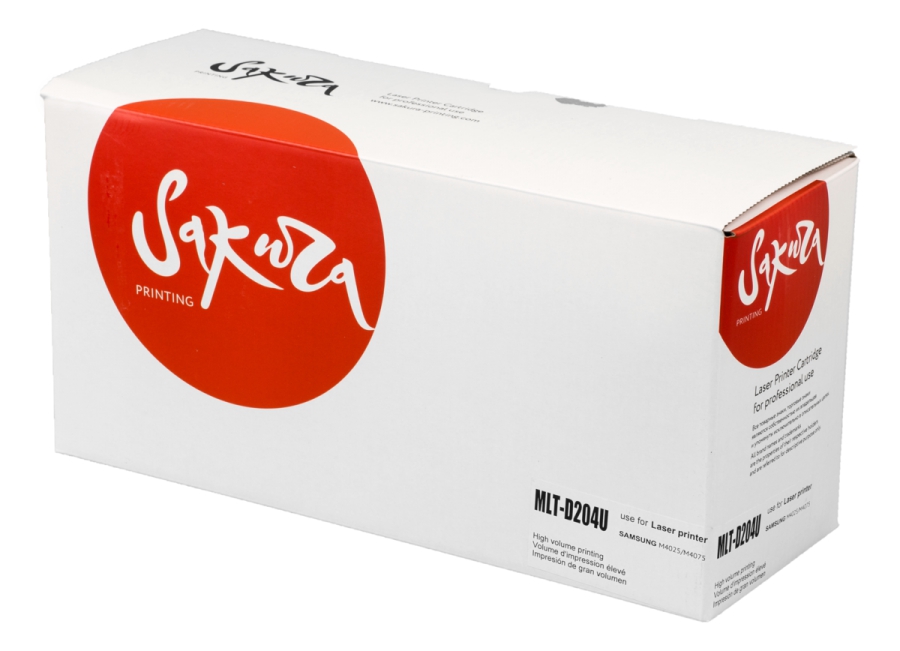 

Картридж лазерный Sakura SAMLTD204U (MLT-D204U), черный, 15000 страниц, совместимый для Samsung SL-M3325/3375/3825/3875/4025/4075 без чипа