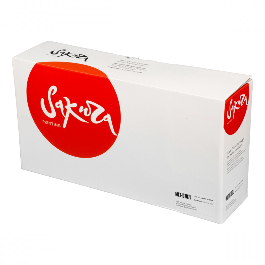 

Картридж лазерный SAKURA SAMLTD707L (MLT-D707L), черный, 10000 страниц, совместимый для Samsung MultiXpress K2200ND / MultiXpress K2200