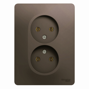 

Розетка Schneider Electric GLOSSA, скрытый монтаж, 2-х постовая, 16A, в сборе, IP20, шоколад (GSL000820)