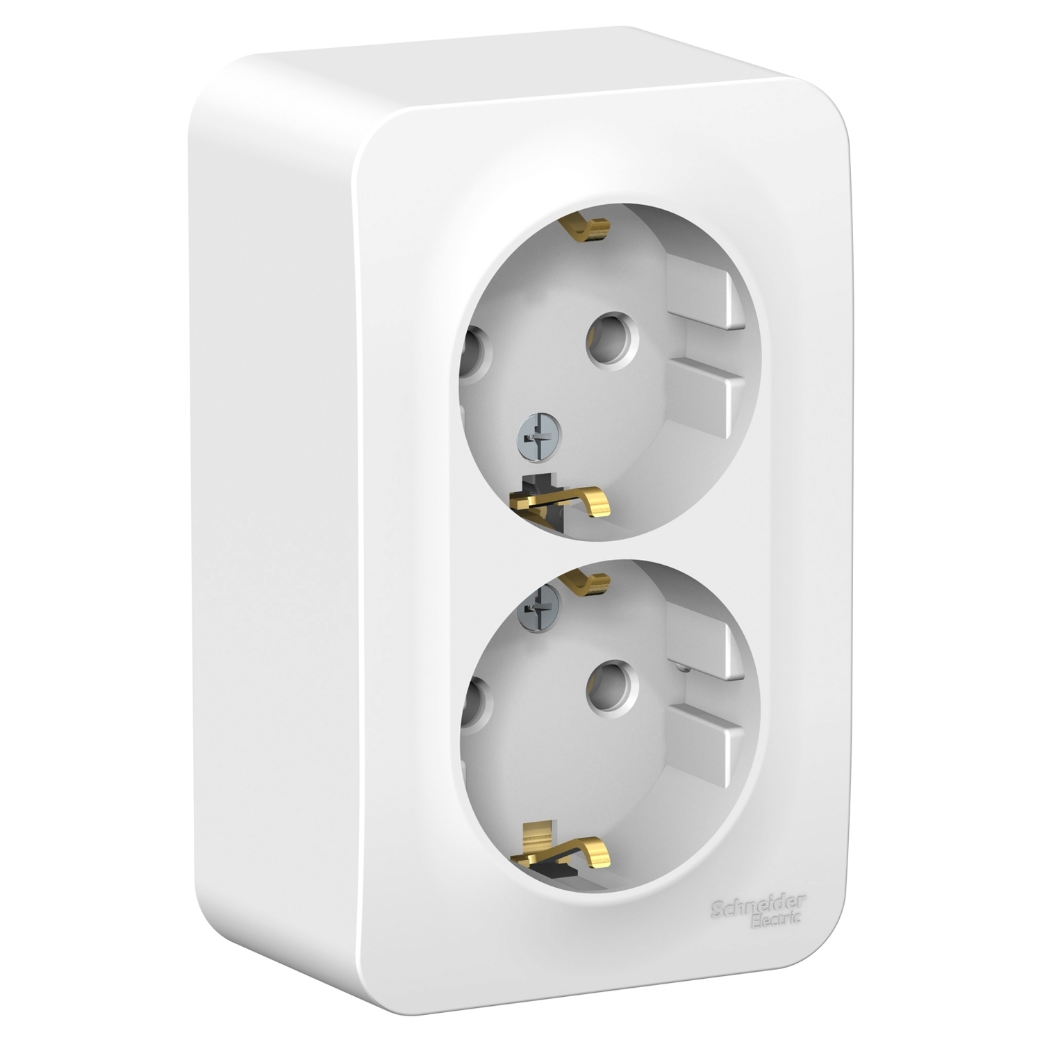 

Розетка Schneider Electric Blanca, открытый монтаж, 2-х постовая, с з/к, 16A, в сборе с изолирующей пластиной, IP20, белый (BLNRA010211)