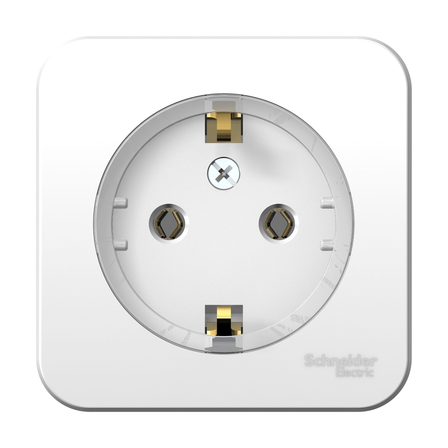 

Розетка Schneider Electric Blanca, открытый монтаж, однопостовая, с з/к, со шторками, 32A, в сборе с изолирующей пластиной, IP20, белый (BLNRA111111)