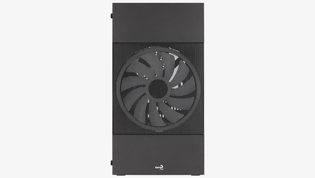 Корпус AeroCool Atomic Lite-G-BK-v2, mATX, Mini-Tower, 2xUSB 3.0, RGB подсветка, черный, без БП (ACCS-PV33123.11)