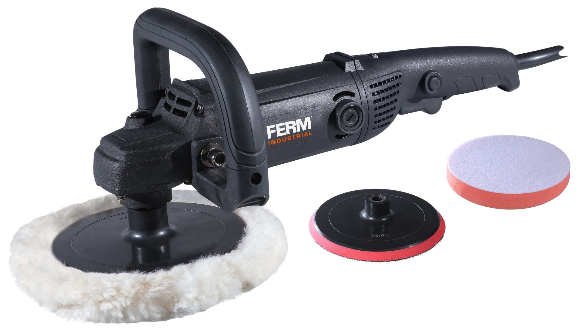 

Полировальная машина FERM AGM1120P, сетевая, M14, 1400Вт, 1300 об/мин, макс. диаметр диска 180 мм, регулировка оборотов, 3.3, AGM1120P