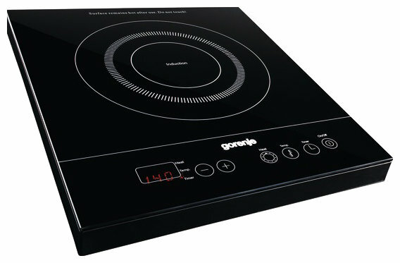 

Плита компактная электрическая Gorenje ICE2000SP , стекло, индукционная, 2000Вт, конфорок - 1шт., черный, ICE2000SP