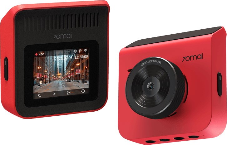 

Видеорегистратор 70mai Dash Cam A400, 2560x1440 30 к/с, 145°, G-сенсор, WiFi, microSD (microSDHC) (Midrive A400 Red), Dash Cam A400
