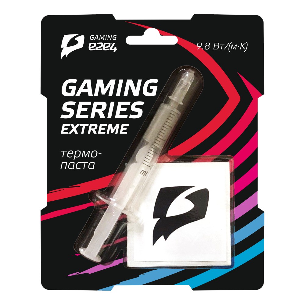 

Термопаста e2e4 Gaming Series Extreme, 9.8 Вт/м*К, шприц, лопатка, 1.5г, серый (OT-GSE-TG-1.5G), Gaming Series Extreme