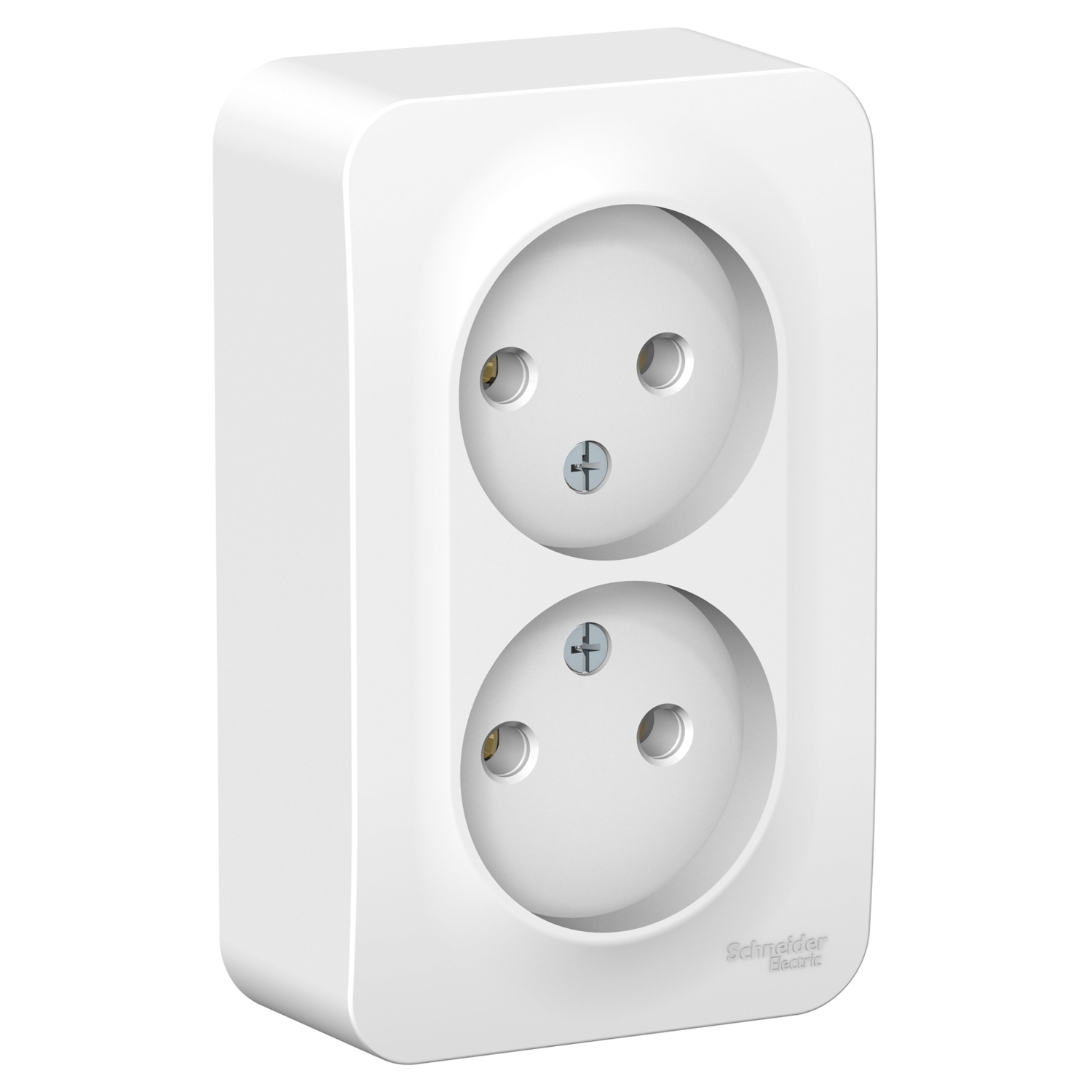 

Розетка Schneider Electric Blanca, открытый монтаж, 2-х постовая, 16A, в сборе с монтажной пластиной, IP20, белый (BLNRA000221)