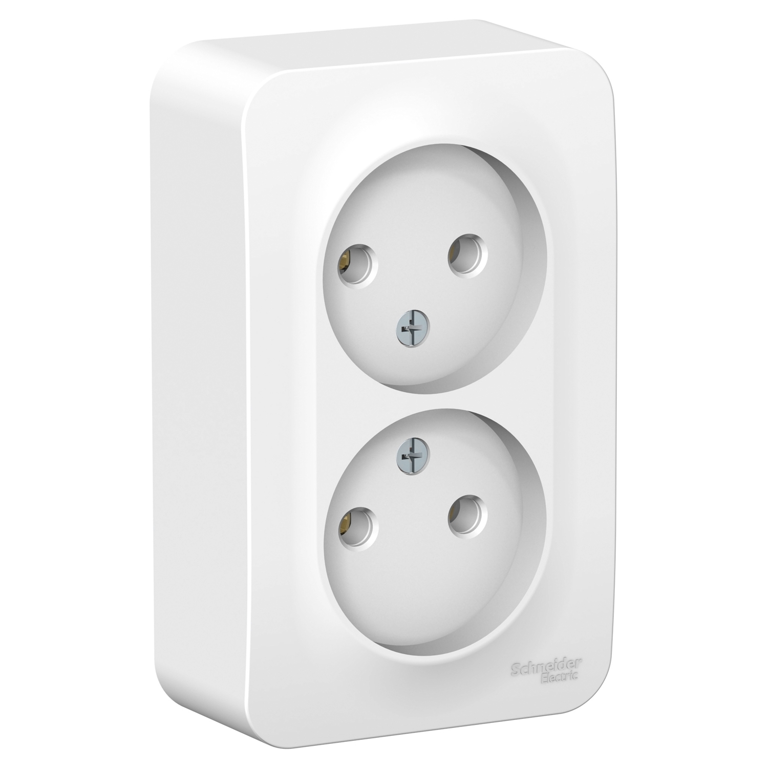 

Розетка Schneider Electric Blanca, открытый монтаж, 2-х постовая, 16A, в сборе, IP20, белый (BLNRA000201)
