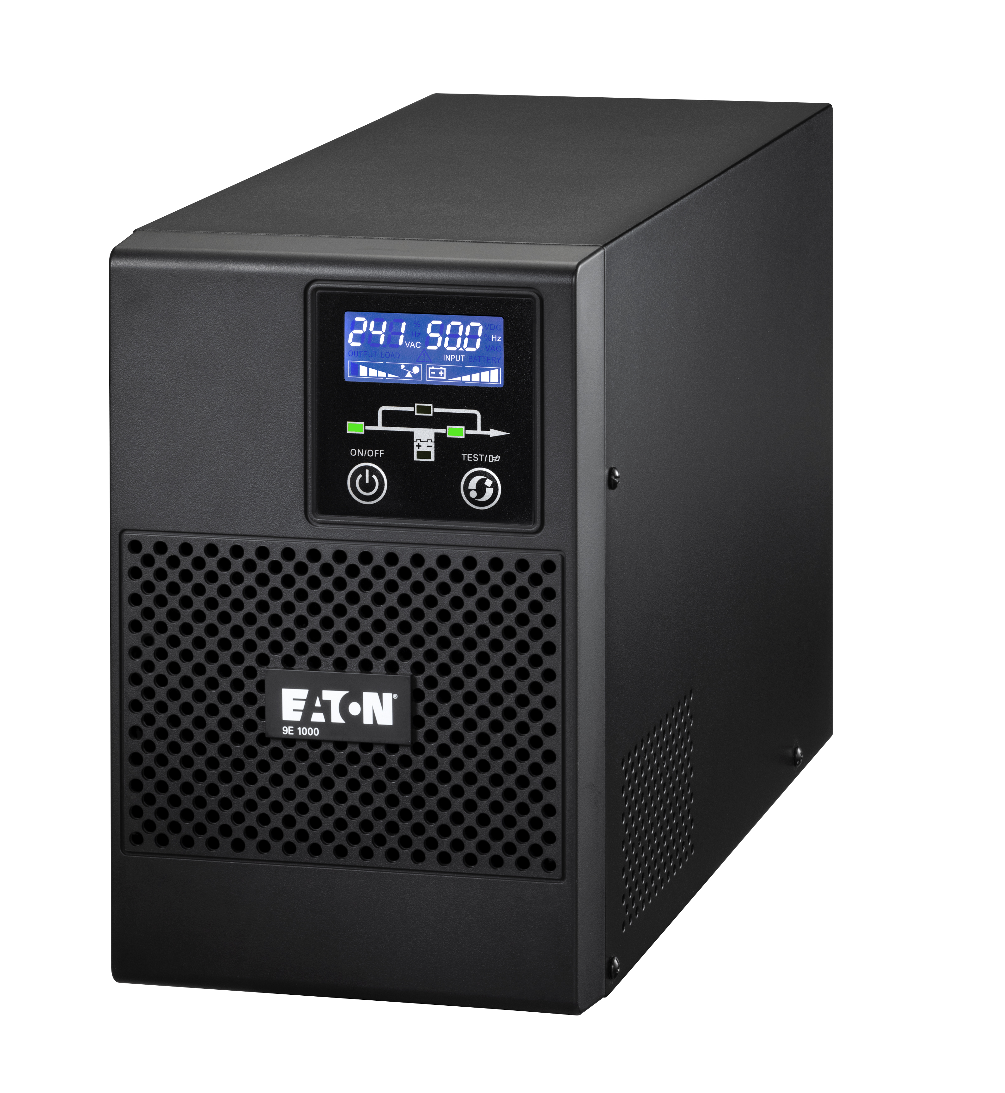 ИБП Eaton 9E 1000i, 1000VA, 800W, IEC, розеток - 4, USB, черный (9E1000I)