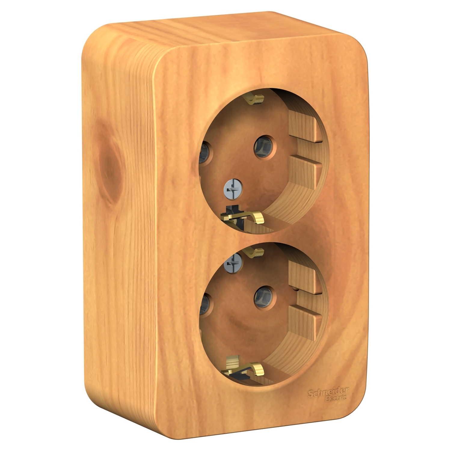 

Розетка Schneider Electric Blanca, открытый монтаж, 2-х постовая, с з/к, 16A, в сборе с изолирующей пластиной, IP20, ясень (BLNRA010215)