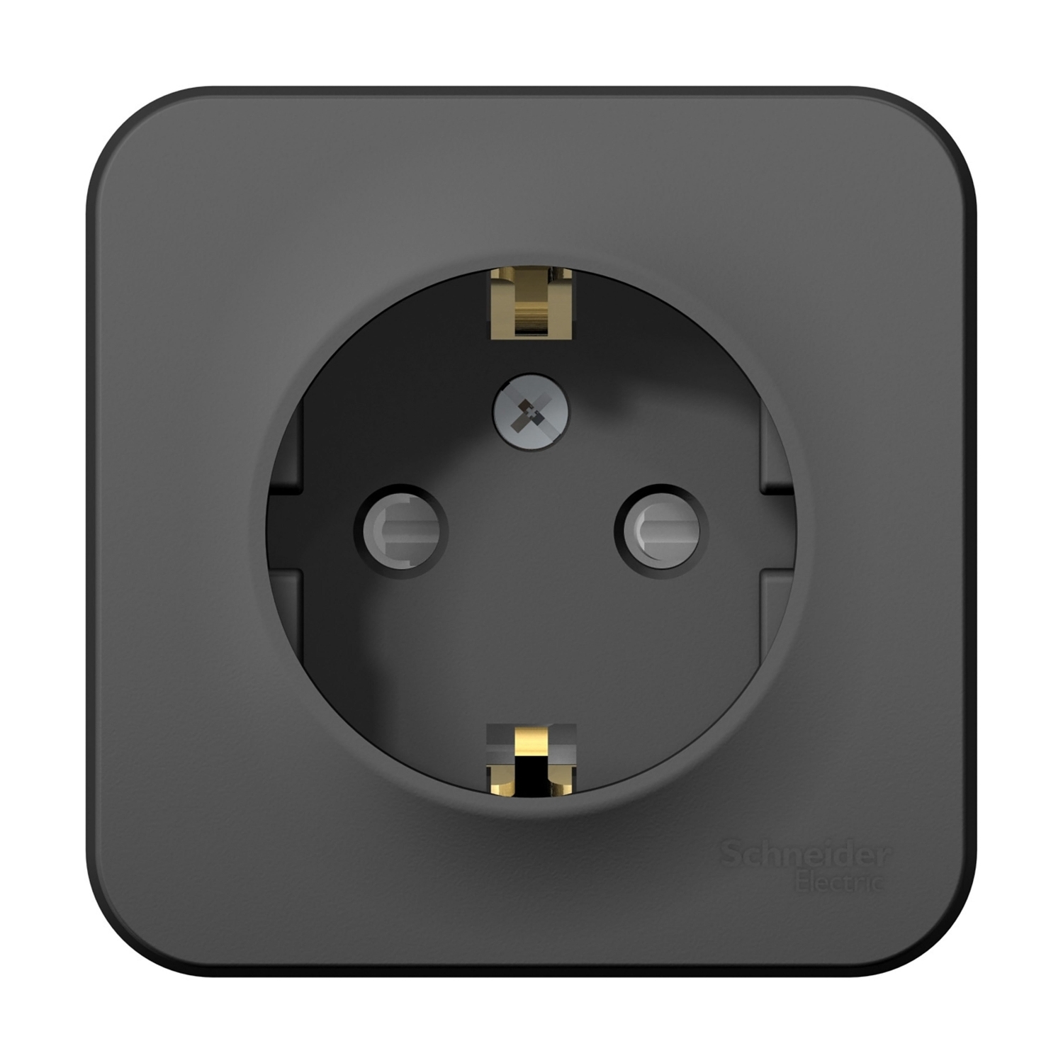 

Розетка Schneider Electric Blanca, открытый монтаж, однопостовая, с з/к, со шторками, 16A, в сборе, IP20, антрацит (BLNRA011106)