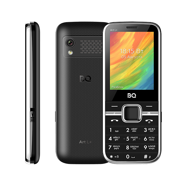 

Мобильный телефон BQ 2448 Art L+, 2.4" 320x240 TN, 32Mb RAM, 32Mb, BT, 1xCam, 2-Sim, 1000 мА·ч, micro-USB, черный, 2448 Art L+