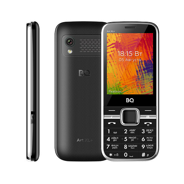 Мобильный телефон BQ 2838 Art XL+, 2.8" 320x240 TN, 32Mb RAM, 32Mb, BT, 1xCam, 2-Sim, 1000 мА·ч, micro-USB, черный