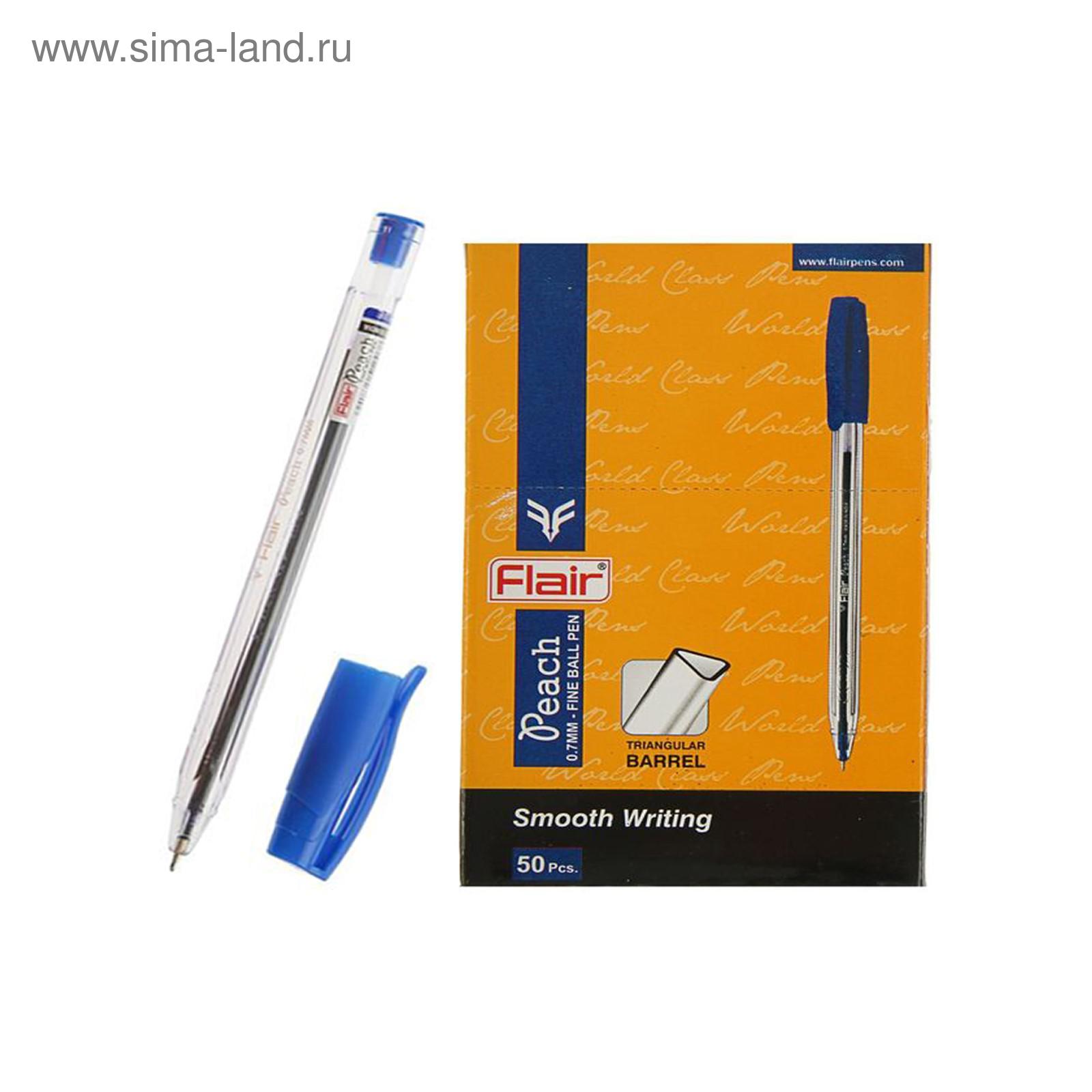 

Ручка шариковая Flair PEACH F-1150, синий, пластик, колпачок (F-1150/син), F-1150