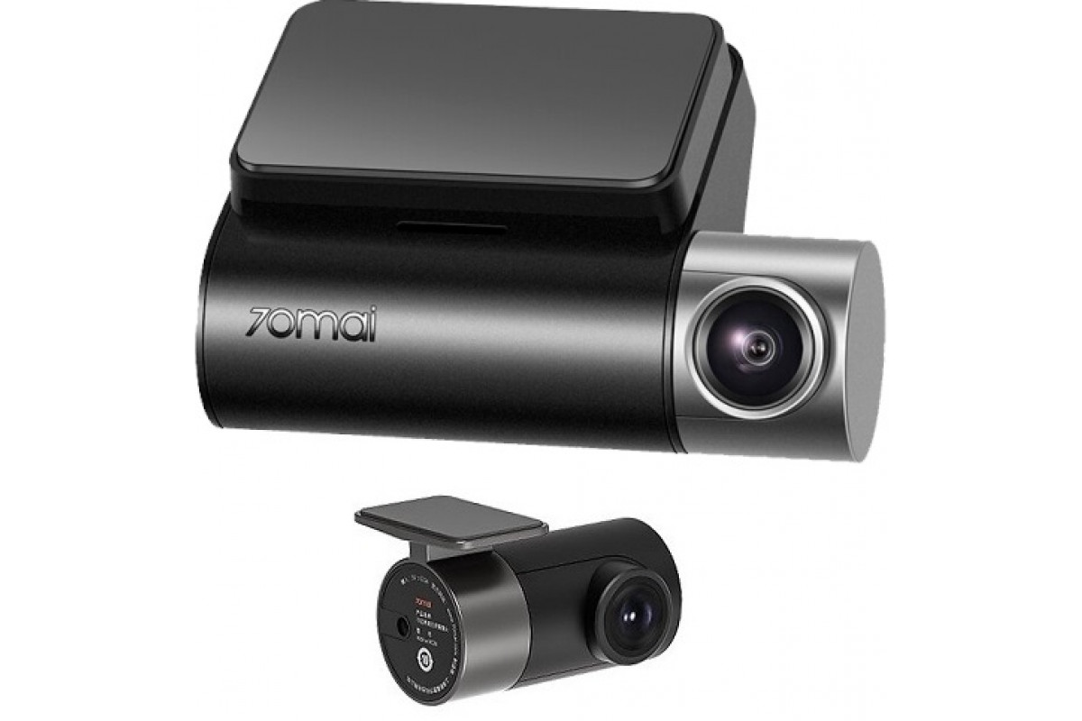 Видеорегистратор 70mai Dash Cam Pro Plus+Rear Cam Set, 2 камеры, 2592x1944 30 к/с, 2" 480x360