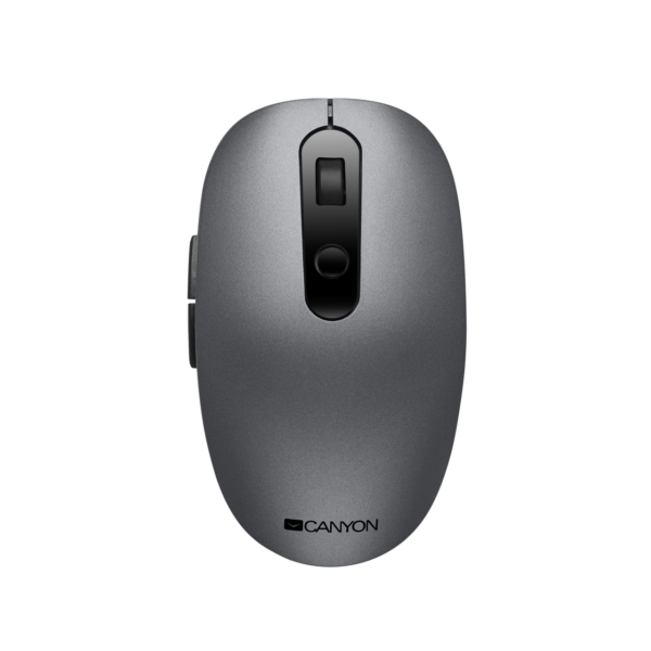 

Мышь беспроводная Canyon MW-9, 1500dpi, оптическая светодиодная, Bluetooth/USB, серый (CNS-CMSW09DG), MW-9