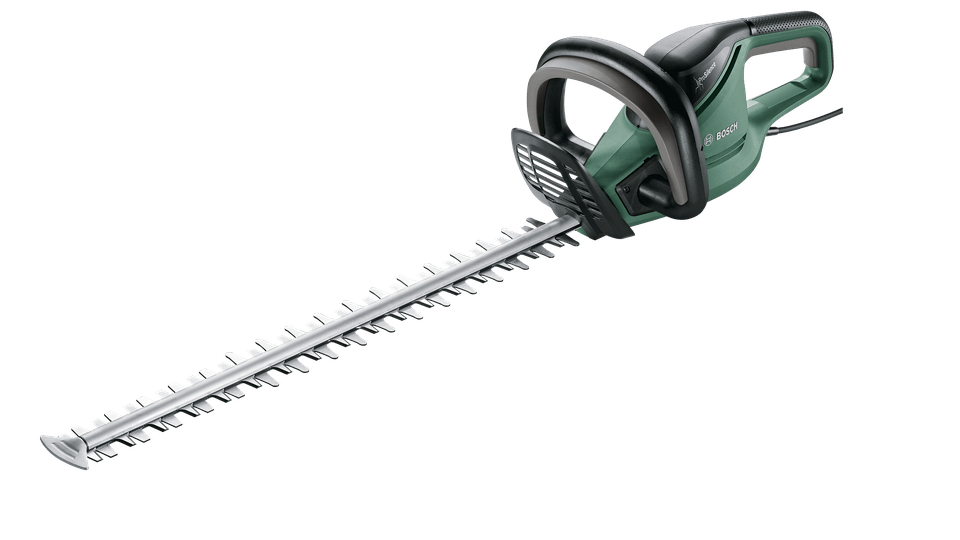 

Кусторез BOSCH UniversalHedgeCut 50, сетевой, 480Вт, длина лезвия 50см, 3.5кг (06008C0500), UniversalHedgeCut 50