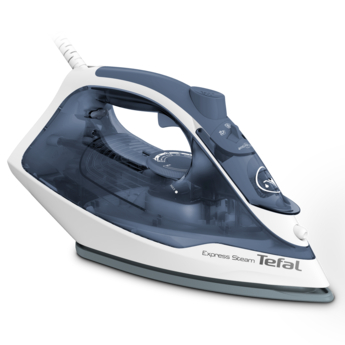 

Утюг Tefal Express Steam FV2837E0 2.4 кВт, длина шнура 1.9 м, синий/белый (FV2837E0), FV2837E0