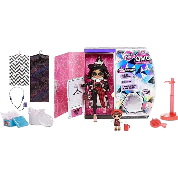 

Кукла L.O.L. LIL OUTRAGEOUS LITTLES OMG Winter Chill Camp Cutie and Babe in the Woods, 27 см (570257), LIL OUTRAGEOUS LITTLES OMG Winter Chill Camp Cutie and Babe in the Woods