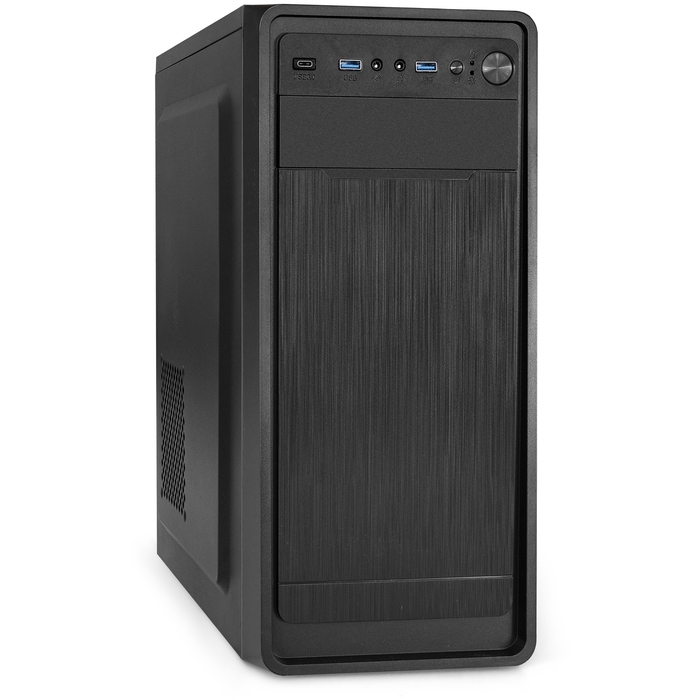 Корпус ExeGate XP-332UC, ATX, Midi-Tower, 2xUSB 3.0, USB Type-C, черный, без БП (EX287371RUS)