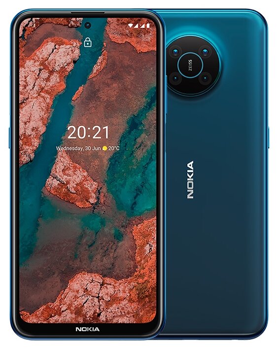 

Смартфон Nokia X20, 6.67" 2400x1080 IPS, Snapdragon 480, 8Gb RAM, 128Gb, 3G/LTE, NFC, WiFi, BT, 4xCam, 2-Sim, 4470mAh, USB Type-C, Android 11, скандинавский синий (101QKSLVH047), X20