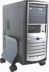 Подставка для системного блока Fellowes CPU Stand 152-229мм, графитовый (FS-91692)