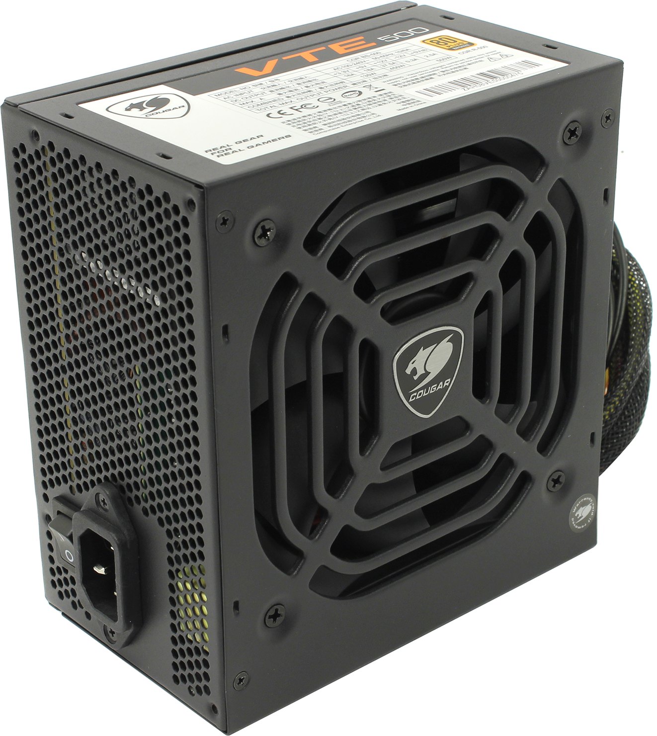 

Блок питания 500Вт ATX COUGAR VTE500, 120 мм, 80 Plus Bronze (CGR BS-500R), VTE500