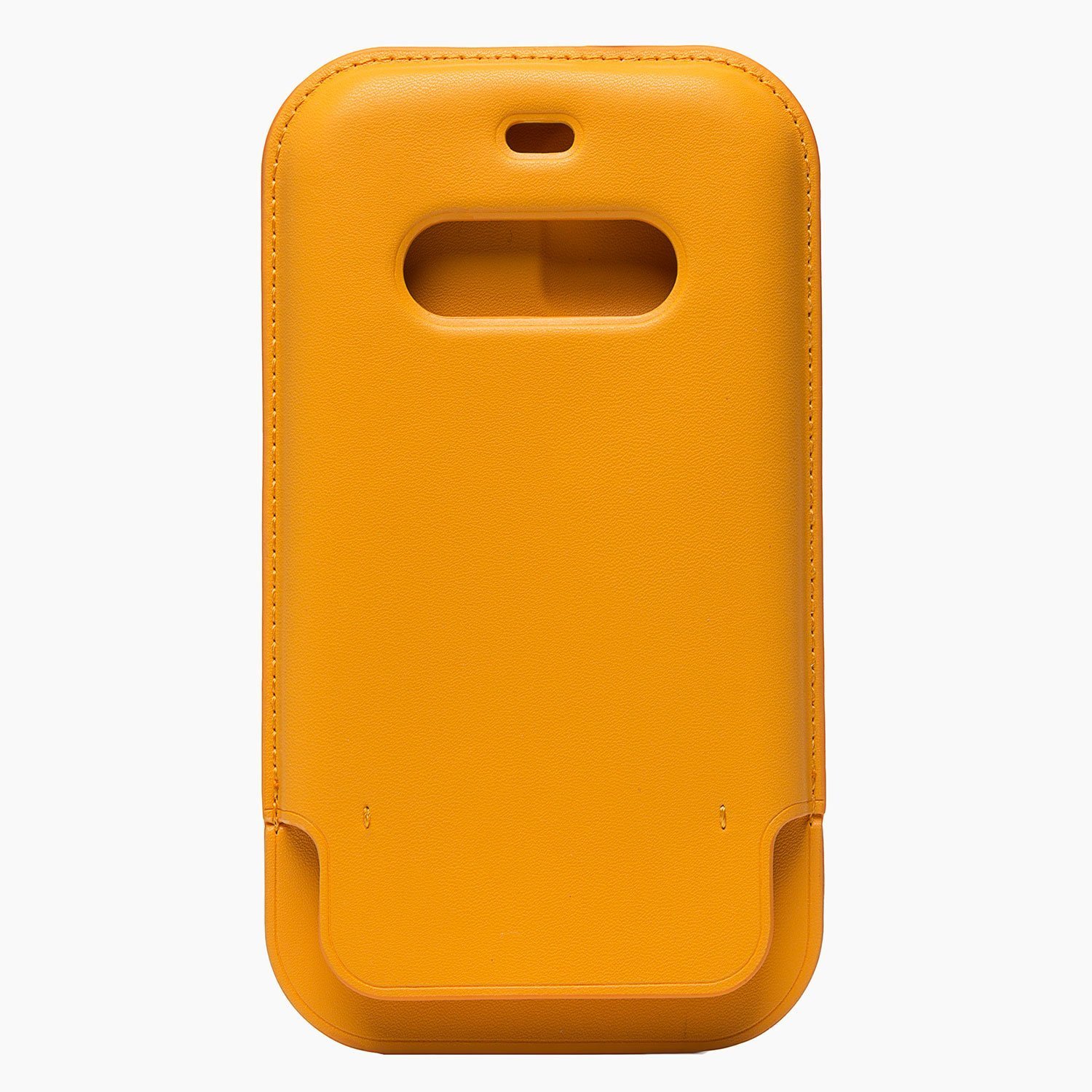 Чехол-кобура MSafe для смартфона Apple iPhone 12/12 Pro, кожа, оранжевый/золотой (129957)