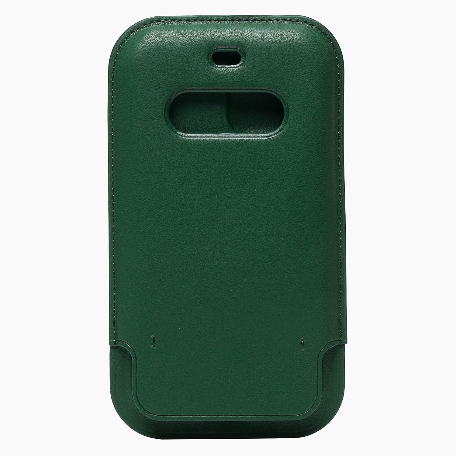Чехол-кобура MSafe для смартфона Apple iPhone 12/12 Pro, кожа, зеленый (129956)