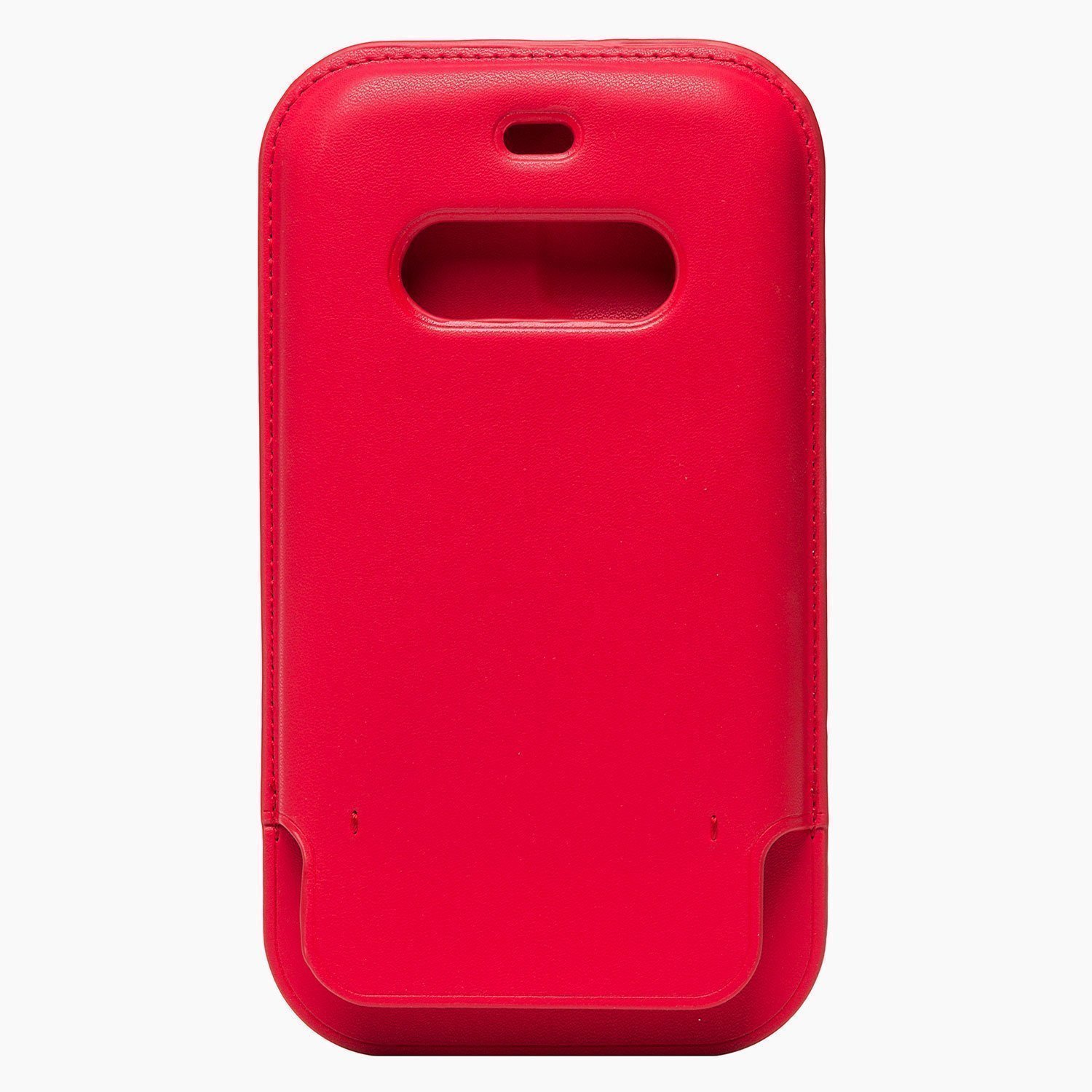 Чехол-кобура MSafe для смартфона Apple iPhone 12/12 Pro, кожа, красный (129955)