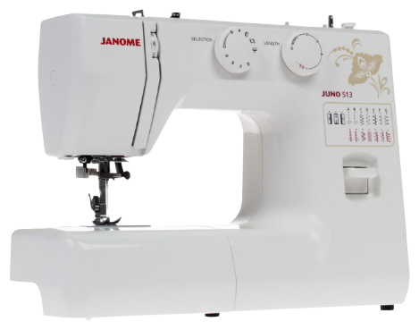 

Швейная машина Janome Juno 513, белый/рисунок (513), 513