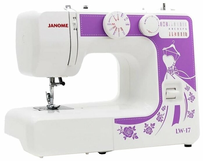 

Швейная машина Janome LW-17, белый/фиолетовый (LW-17), LW-17