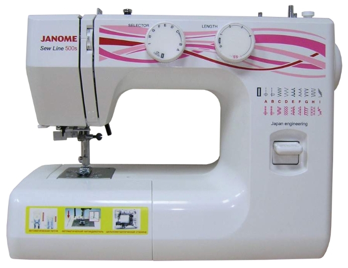 

Швейная машина Janome Sew Line 500s, белый (SEW LINE 500S), 500s