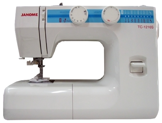 

Швейная машина Janome TC-1216S, белый/голубой (TC-1216S), TC-1216S
